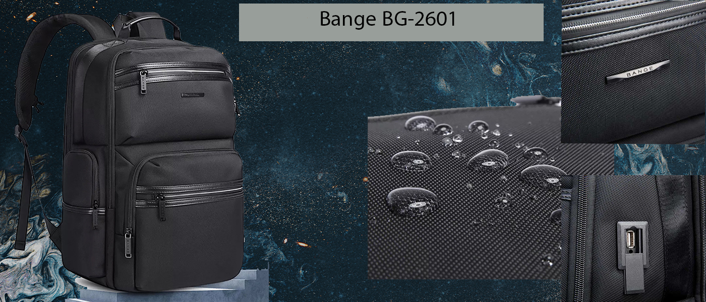 کوله پشتی بنج مدل Bange BG-2601 مناسب لپ تاپ 15.6 اینچی